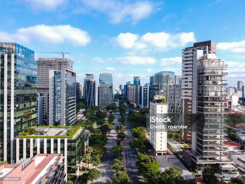 Avenue Faria Lima in Sao Paulo São Paulo Stock Photo