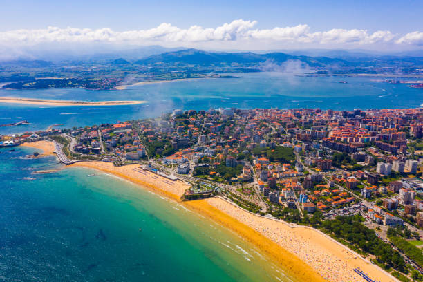 istock View from drone of Santander, Cantabria 1390128965