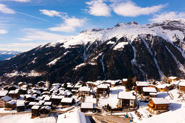 istock Townscape of Bellwald, Switzerland 1390129696