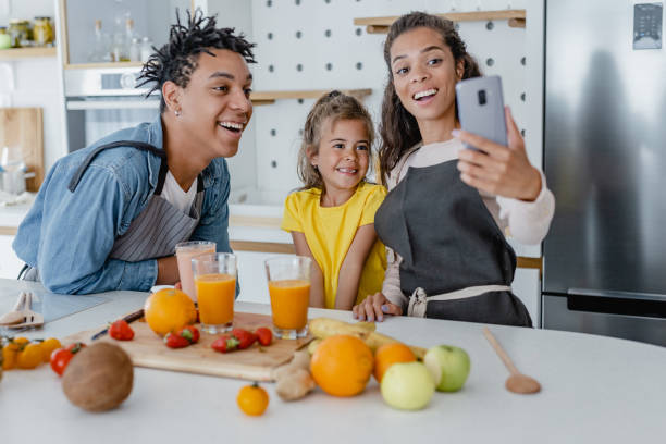 istock Family selfie portrait 1390129905