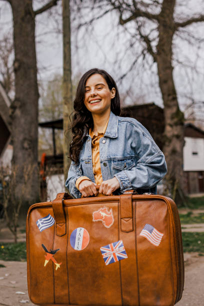 istock Female tourist exploring new city 1390134019