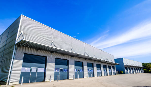istock modern facade of a warehouse 1390136600