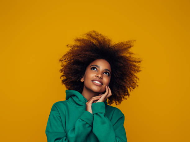 istock Beautiful afro woman 1390142467