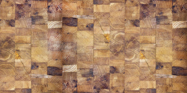istock Reclaimed oak wood Wall Paneling texture. Wooden background 1390144621