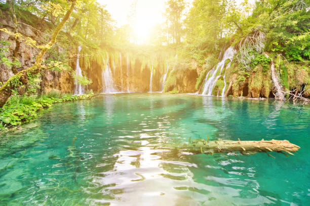 istock Galovacki Buk waterfall in Plitvice Lakes 1390148437