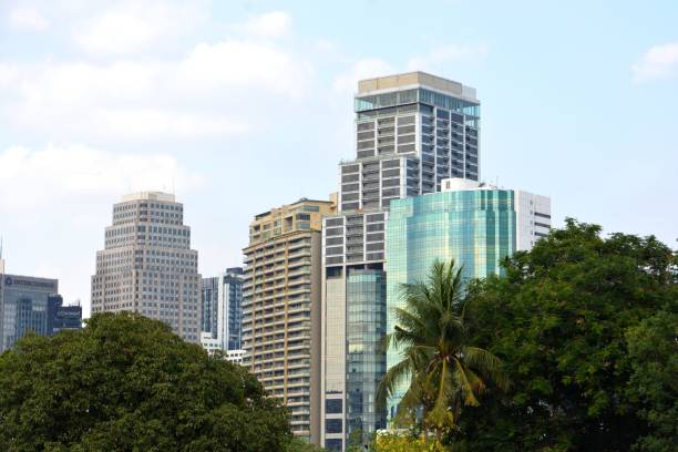 istock Park, architecture and cityscape in Thailand 1390162436