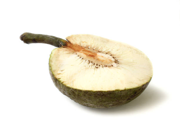 istock Half of breadfruit isolated on white background 1390184491