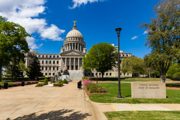 istock The Mississippi Capitol Building in Jackson, MS 1390193606