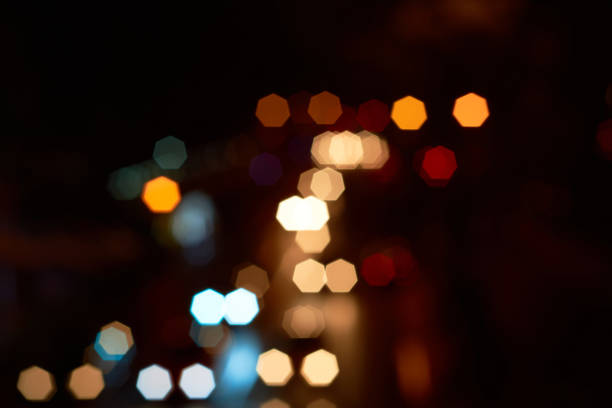 istock Dreamy light spots in the city at night 1390200082