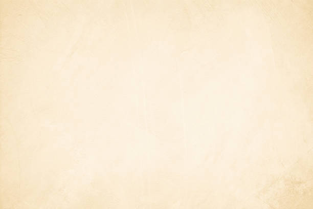 istock Old concrete wall texture background. Close up retro plain cream color cement material surface rough for show or advertise promote product content on display and brown paper design element concept. 1390203174