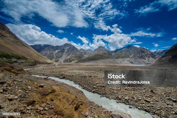 Dirt Road In The Mountains Stock Photo - Download Image Now - Asia, Beauty, Chandra Taal
