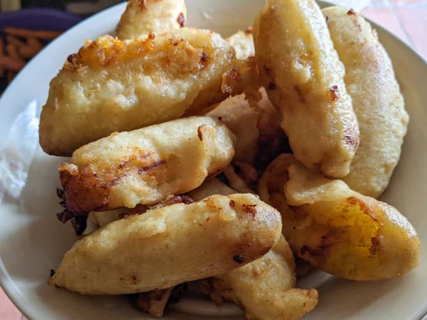 istock Banana wrapped in fried flour 1390205854