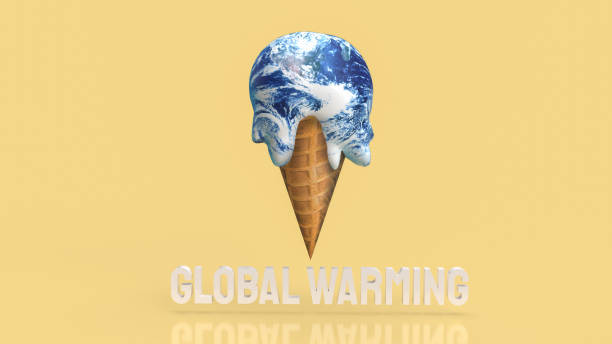 istock The earth ice cream melting concept for global worming 3d rendering 1390207355