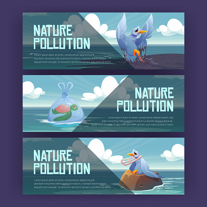 Free download of water pollution cartoon vector graphics and illustrations,  page 17