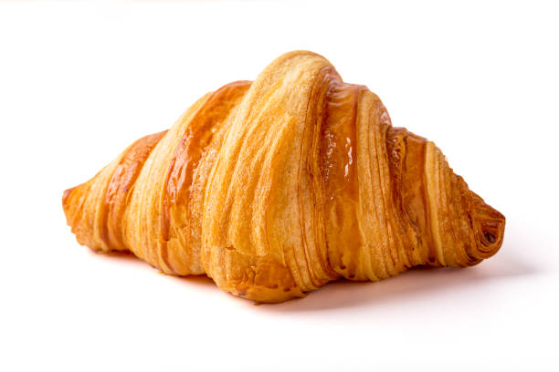 istock 1 croissants isolated on a white background. 1390211242