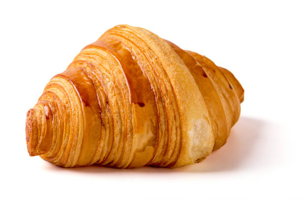 istock 1 croissants isolated on a white background. 1390211243
