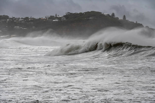 istock Hazardous surf conditions at the seaside 1390211345