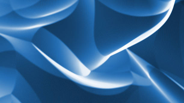 istock Abstract wavy background in bright neon colors. 1390218086