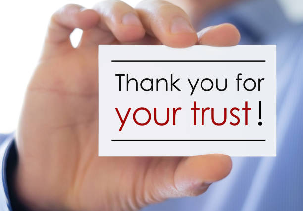 istock Thank you for your trust 1390221668