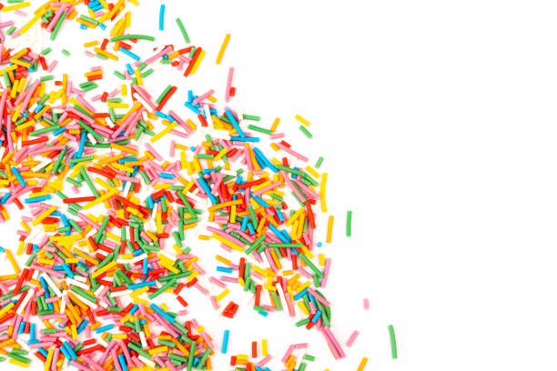 istock Sugar sprinkle dots, decoration for cake and bakery, a lot of sprinkles 1390222010