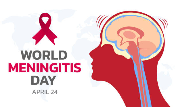 ilustrações, clipart, desenhos animados e ícones de dia mundial da meningite - meningite