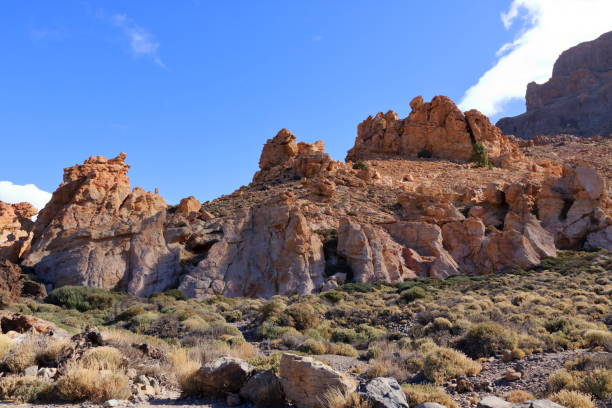 istock Teide National Park on Tenerife, with lava fields and the Teide volcano 1390234205