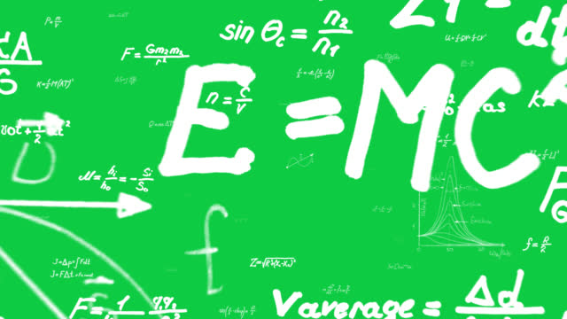 Math and physics formulas, symbols, functions, and equations