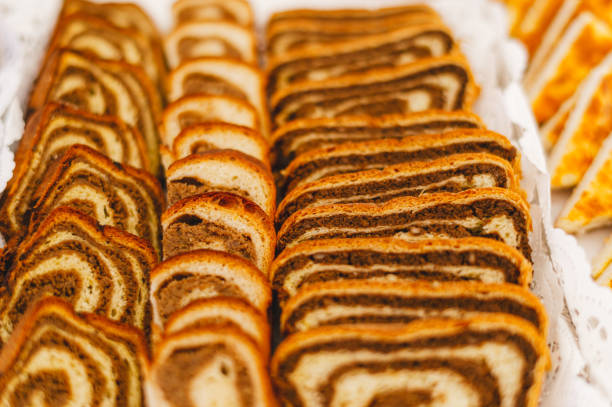 Slovenian traditional dessert-Potica (Nut roll)