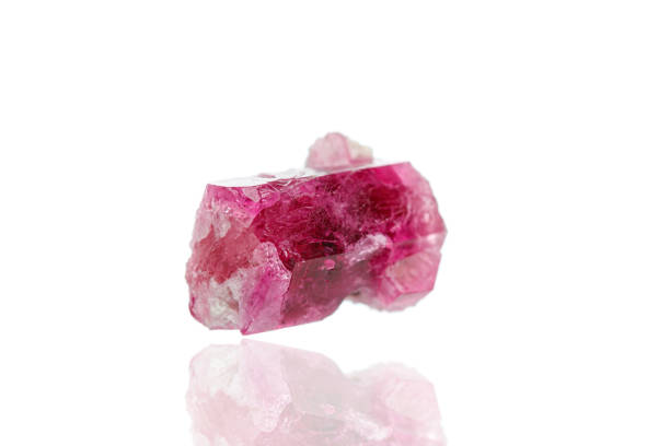 istock macro mineral stone tourmaline on a white background 1390248141