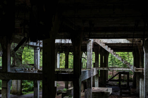 istock Abandoned tin mine in Rolava, Czech Republic. Urbex place. 1390248162