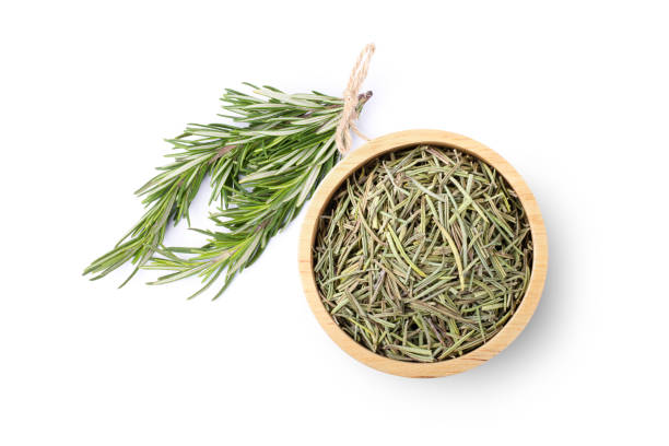 istock Fresh and dried rosemary leaves 1390257024