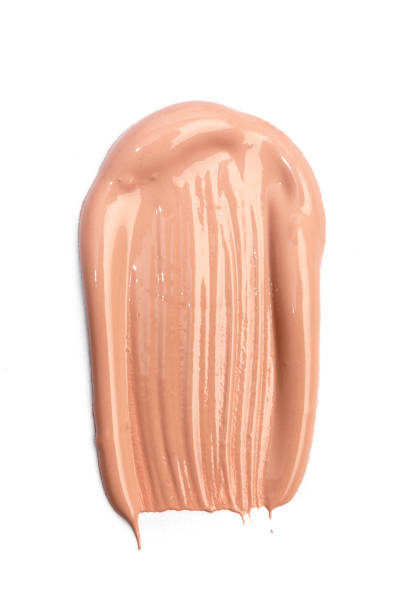 istock Beige Nude Liquid Foundation make up swatch texture 1390258851