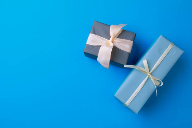 istock Gift boxes  on color background. Happy womens day. Happy Mothers day.Hello Spring 1390259022
