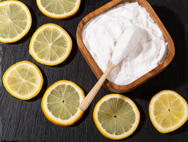 istock Baking Soda In Powder with Meyer Lemon 1390263541