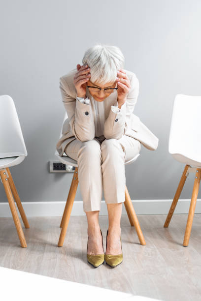 istock Waiting in line for a job interview 1390265347