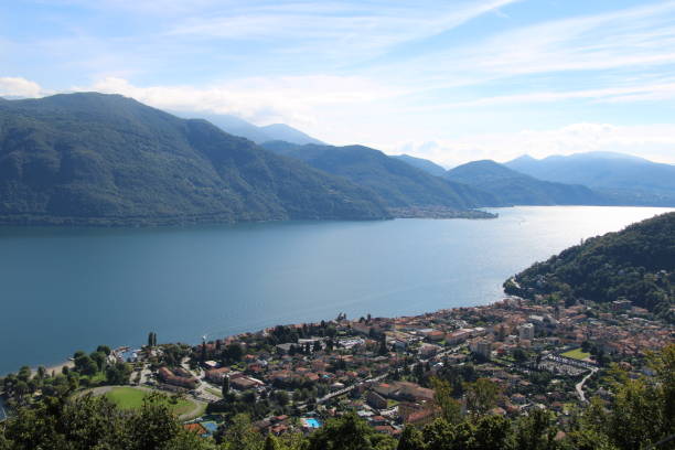 istock Overview of Cannobio at the Lago Maggiore 1390270022