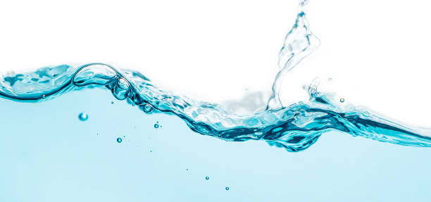 istock spilled water drop on the floor isolated on white background. 1390271217