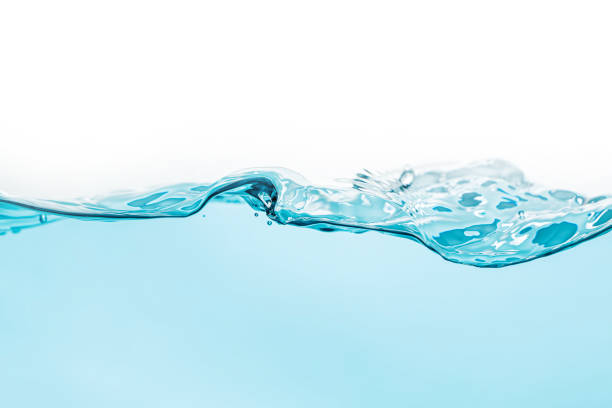 istock spilled water drop on the floor isolated on white background. 1390271228