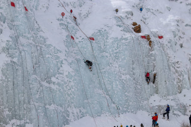 Ice climbing in ladakh region