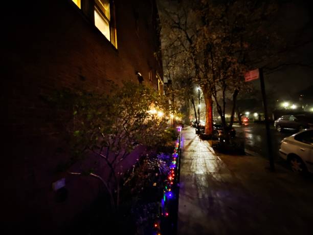 istock Wet Night in Brooklyn, NY 1390275051
