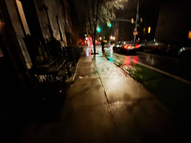istock Wet Night in Brooklyn, NY 1390275059