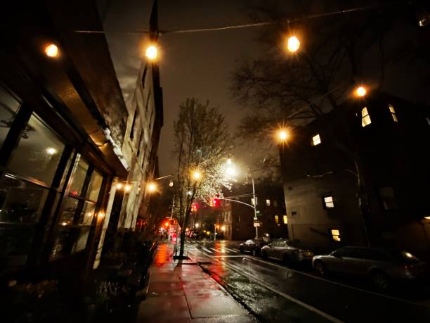 istock Wet Night in Brooklyn, NY 1390275066