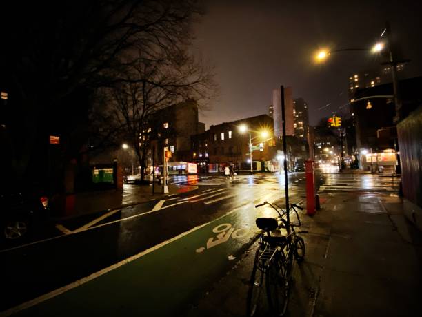 istock Wet Night in Brooklyn, NY 1390275095