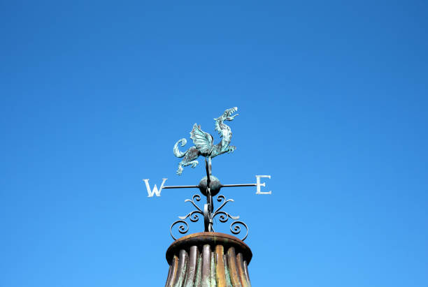 istock Dragon on weather cock 1390281915