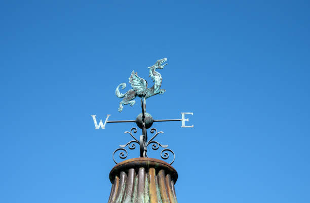 istock Dragon on weather cock 1390281917