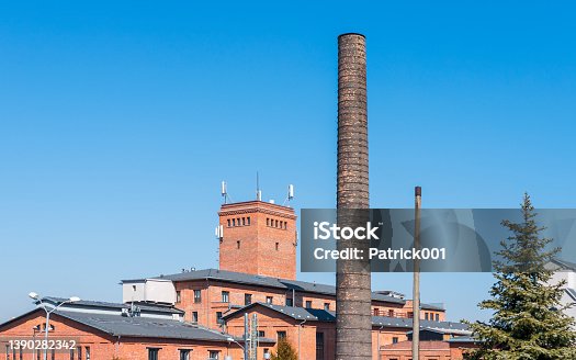 istock View on the buildings of Porcelain Factory (Fabryka Porcelany) in Katowice, Silesia, Poland. Industrial architecture from XIX_XX century. 1390282342