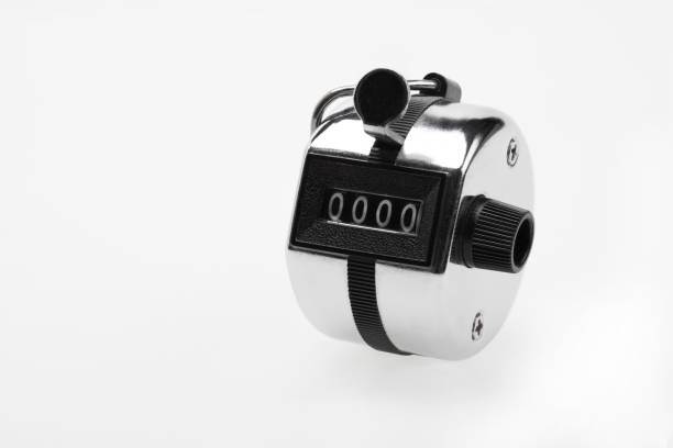 istock Tally click counter with zero number on white background 1390300165