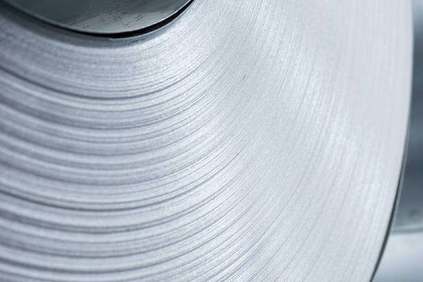 istock Close up of an Aluminum Coil 1390300372