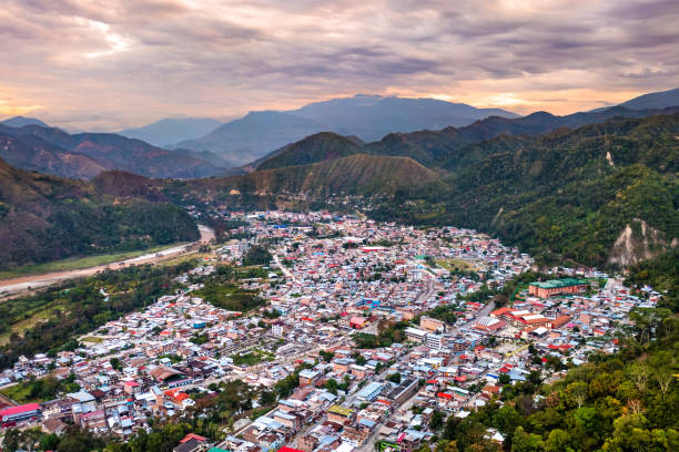 istock Aerial view of La Merced in Junin, Peru 1390300578