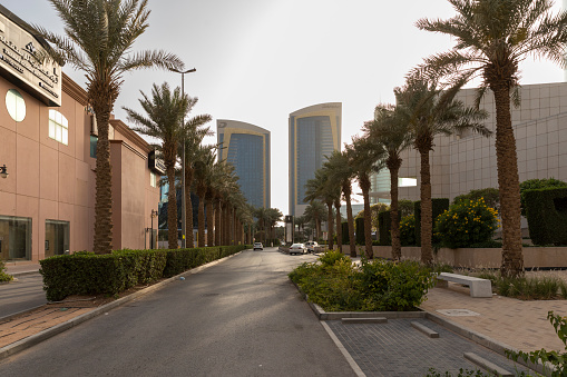 Riyadh, Saudi Arabia, 1st April 2022: street picture of Riyadh, Olaya street